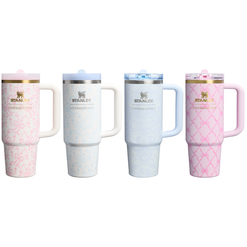 Stanley 1913 x LoveShackFancy Holiday The Quencher ProTour Set 4-pack - Refined Desk Hydration